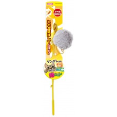 Nyanta Club Round Mouse Wand Warm Grey, CT471, cat Toy, Nyanta Club, cat Accessories, catsmart, Accessories, Toy